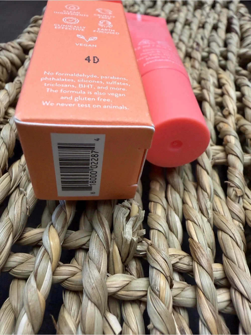 Peach & Lily Collagen Cushion Peptide Lip Balm Sheer Peach 12mL NIB
